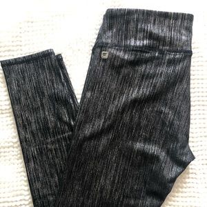 Fabletics Mid Rise Metallic Legging S